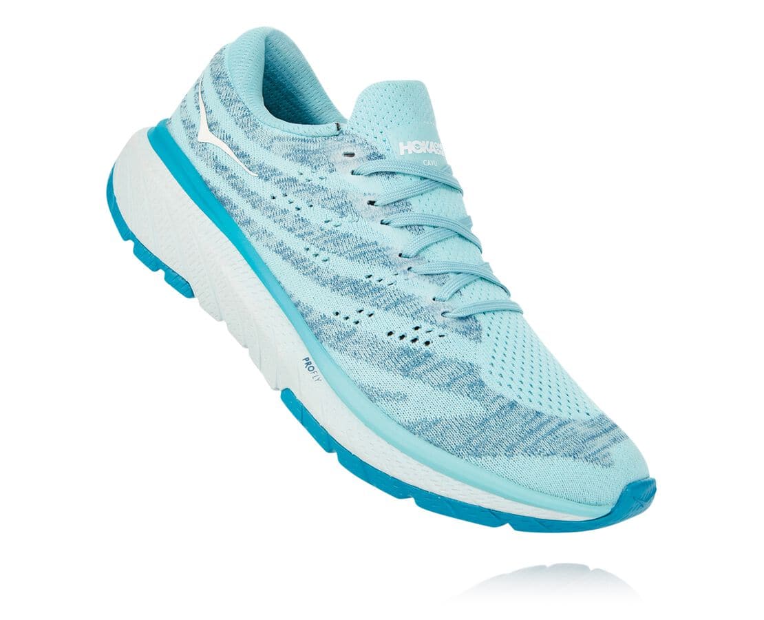 Hoka One One Cavu 3 Női Edzőcipő Világos Zöld [CRQNW-1736]